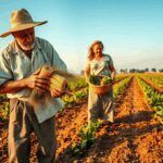 Economía agrícola tradicional: prácticas ancestrales de cultivo y comercio