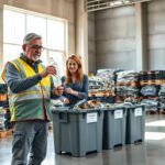 Economía circular y ejemplo: reutilización de materiales en industria textil