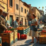 Economía histórica de Italia: artesanía, comercio y unificación monetaria