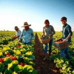 Importancia económica de la agricultura: base alimentaria y empleo