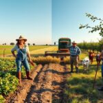 Tipos de sistemas agrícolas: tradicional, industrial, sostenible, mixto